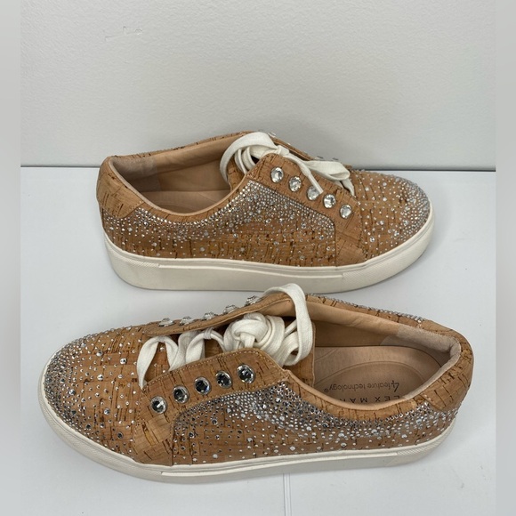 ALEX MARIE 4 Feature Technology Cork Sneaker Bling Embellished Sparkle - Picture 4 of 12